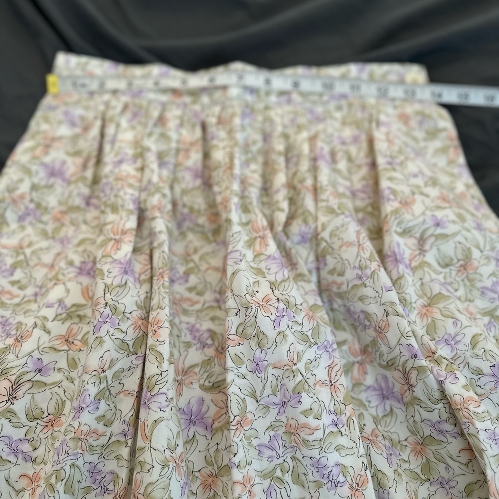 Vintage 60s Womens Sz: 10 Pendleton Miss sophisticates Floral Midi Skirt. - Picture 6 of 9